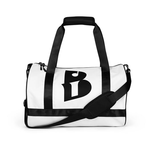IzyBeats logo print gym bag