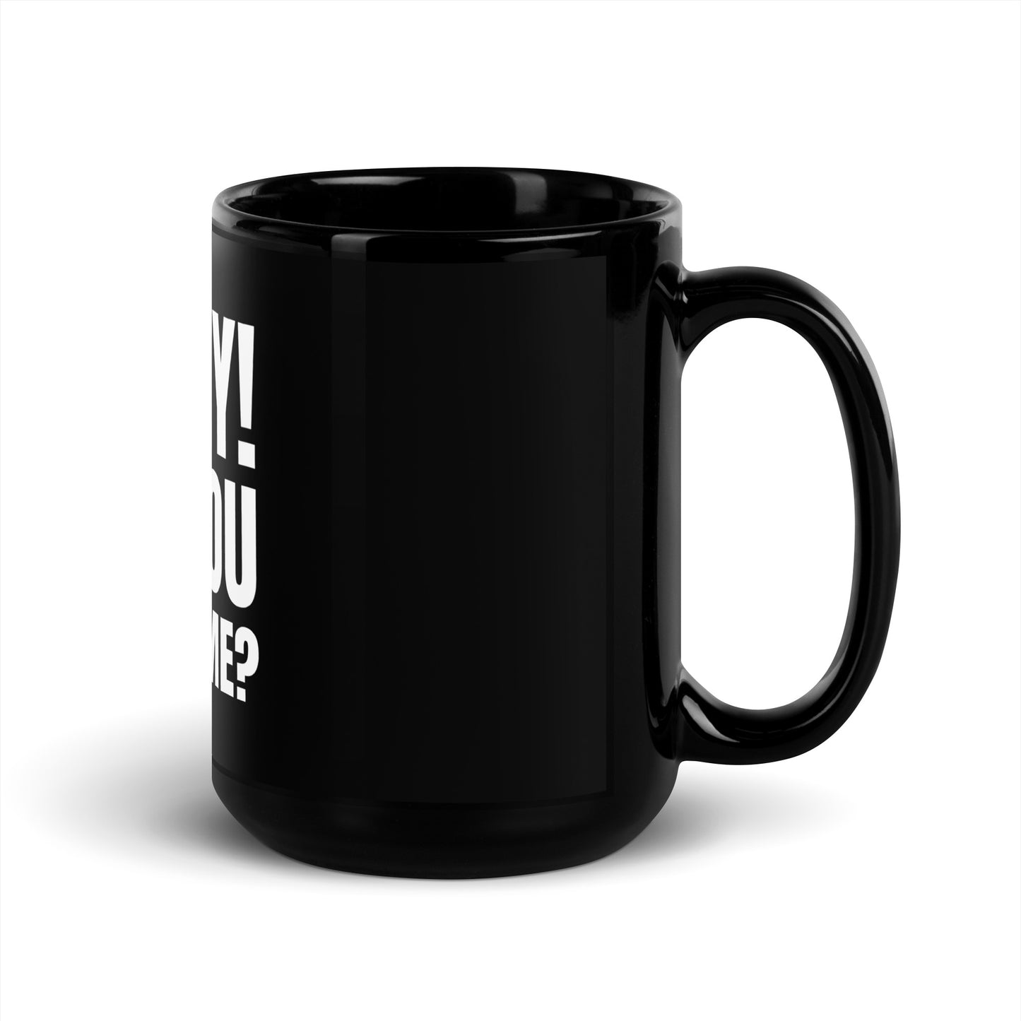 Black “Yo, Izy!”  Glossy Mug