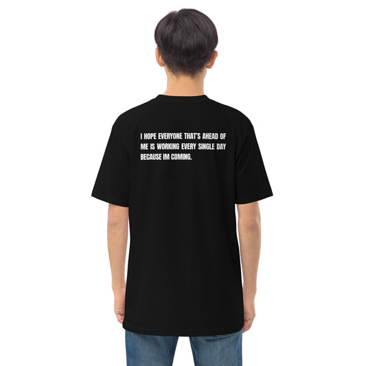 Men’s “I hope they’re working” premium heavyweight tee