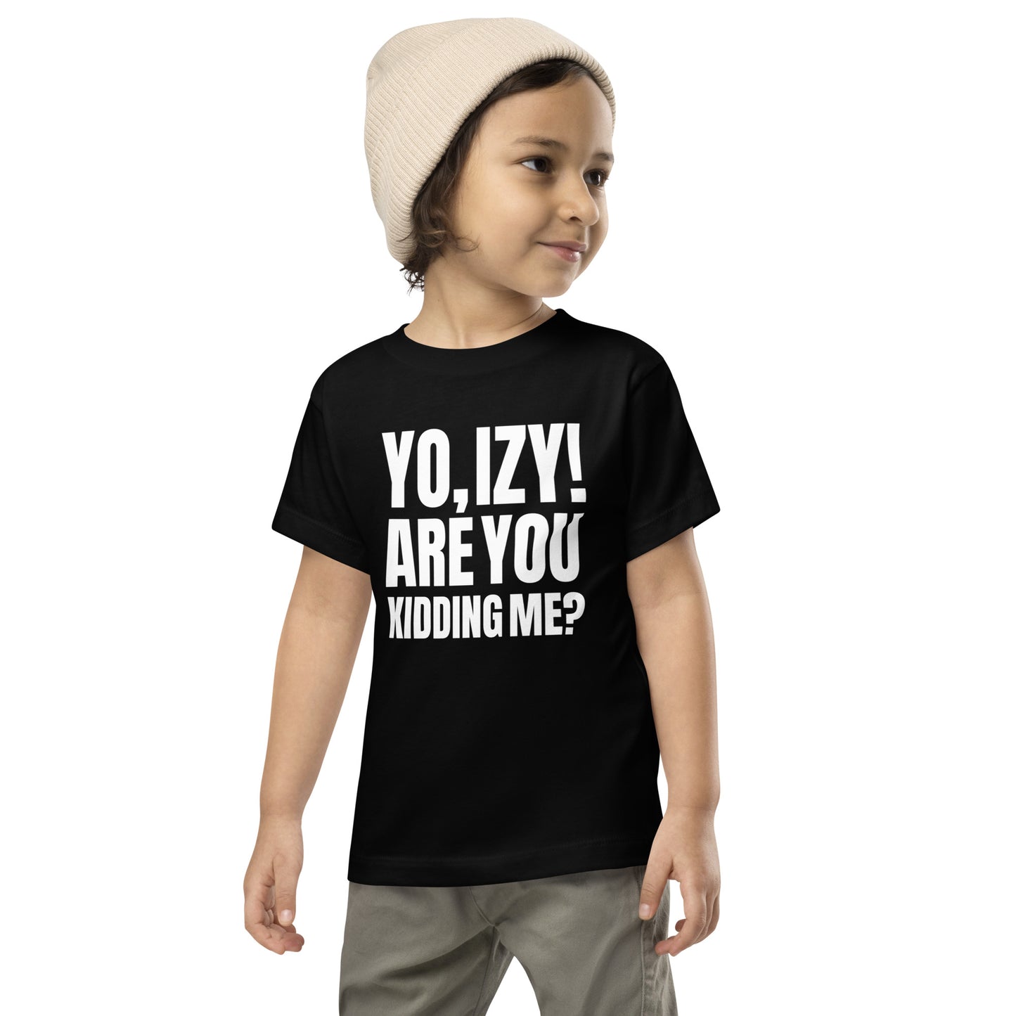 Toddler “Yo, Izy!” Short Sleeve Tee
